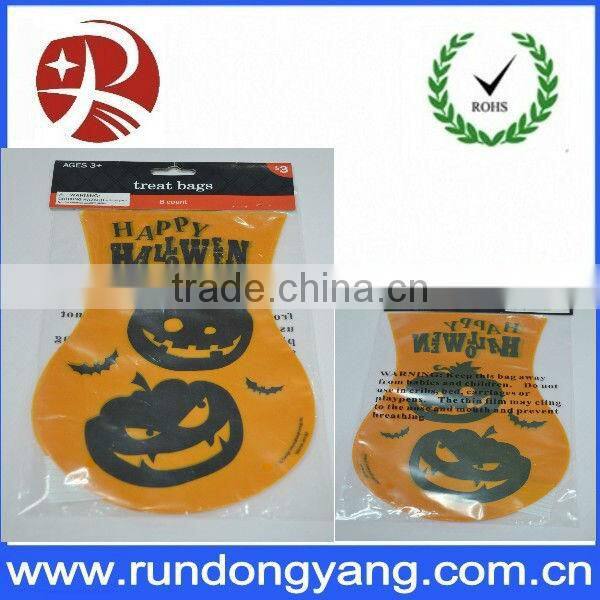 Custom printing high quality plastic halloween bag