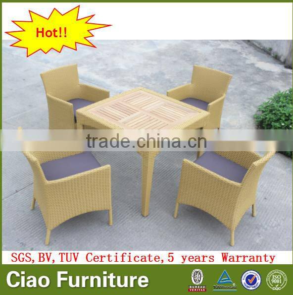 outdoor garden teak wood table furniture patio table chair
