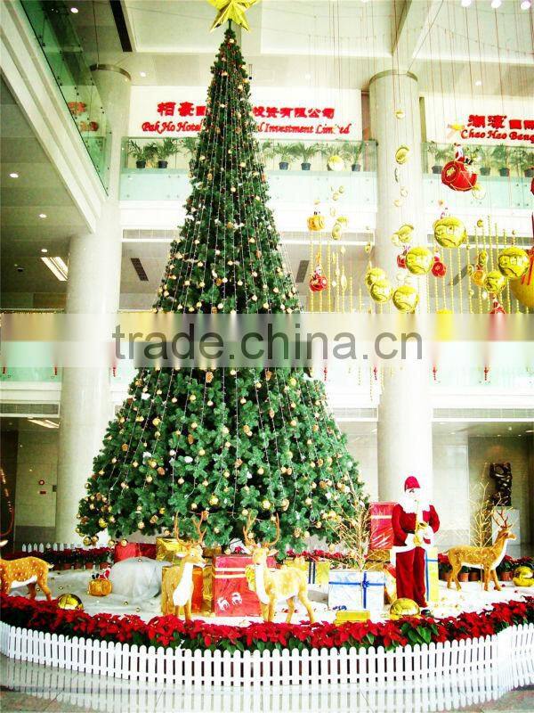 hotel home part deco unique Artificial 12 m tall christmas trees