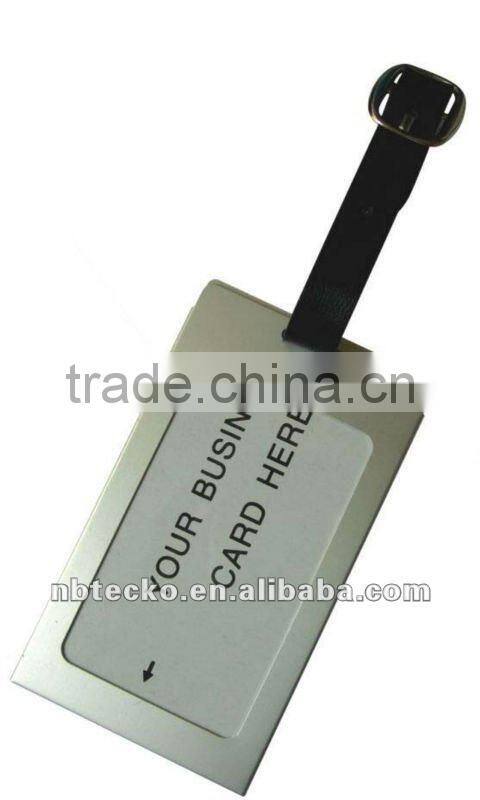 Hot selling aluminum luggage tag
