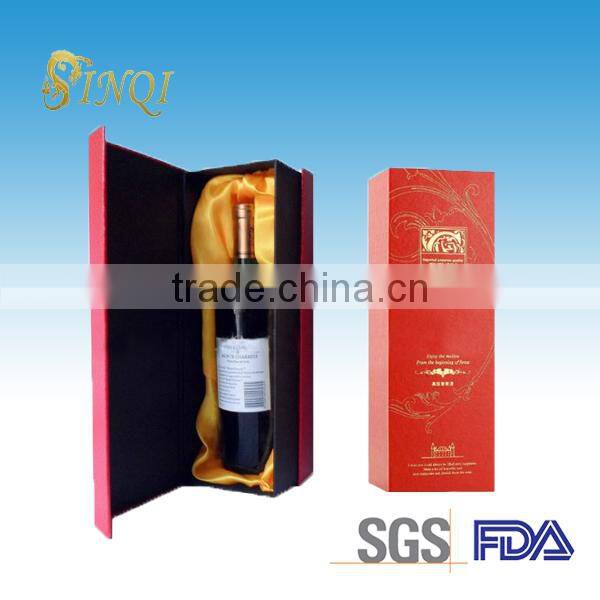 Black color wine glass packaging boxes