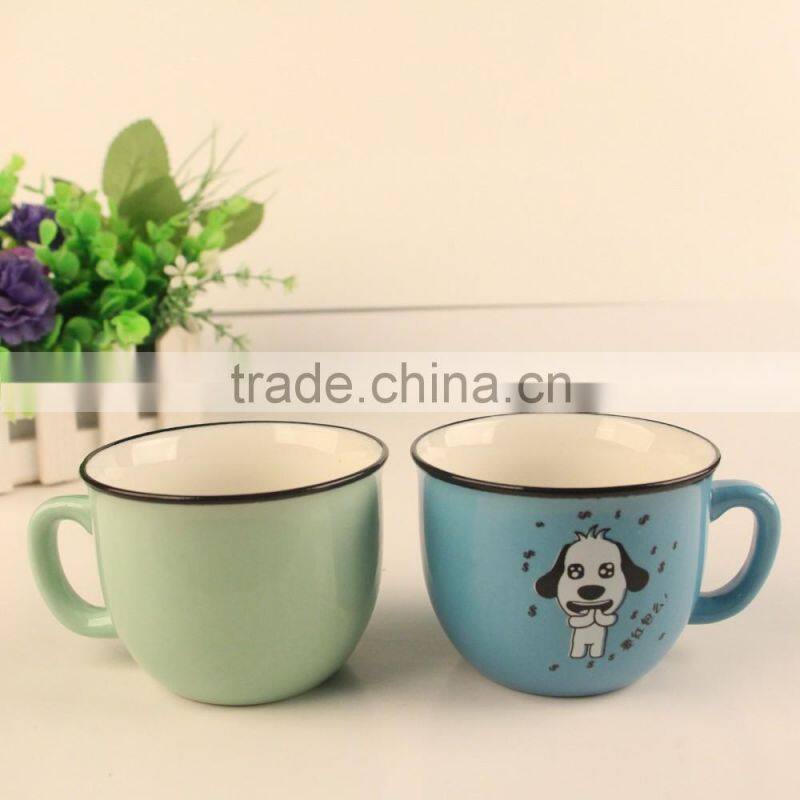 customized logo handmade stoneware bowl for promotional