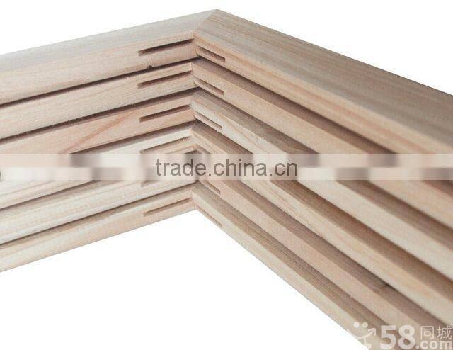 cheap unfinished paulownia frame bar for picture frame