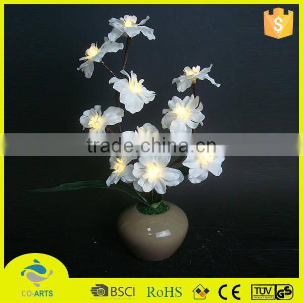 Pretty good quality best sale decoration led flower pot light
