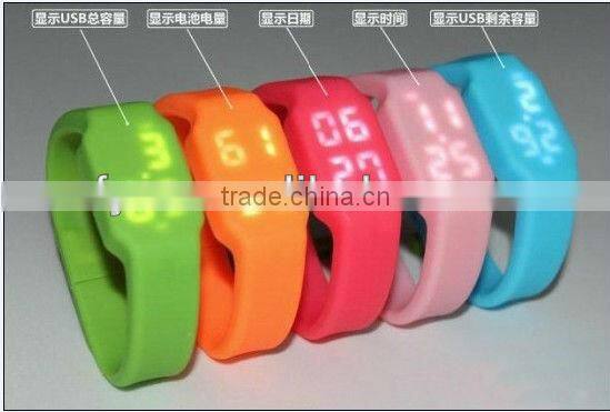 custom silicone usb bracelet