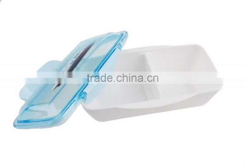 Clear Plastic Bento Lunch Box With Lock