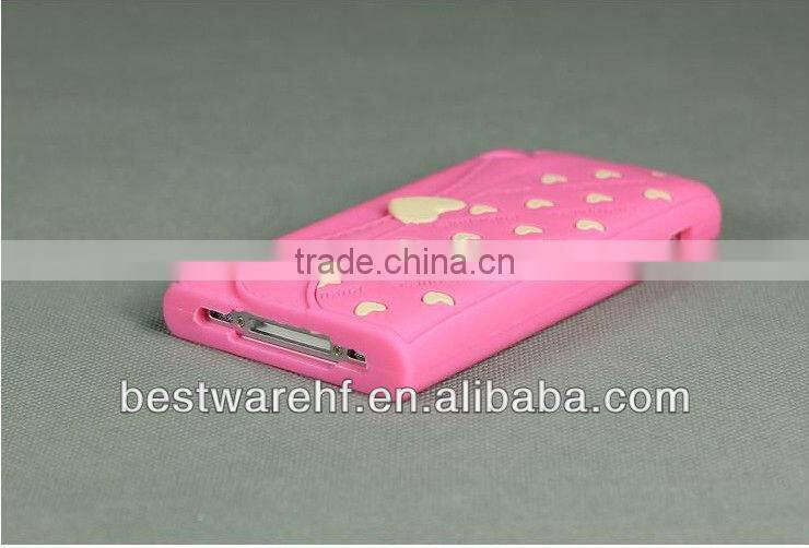 BAG shape silicone mobile phone case for apple iphone5