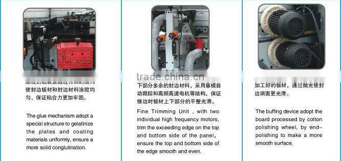 The Semi-automatic Edge Banding Machine SH-230 with Feed speed 12m/min and Panel thickness 10-60mm
