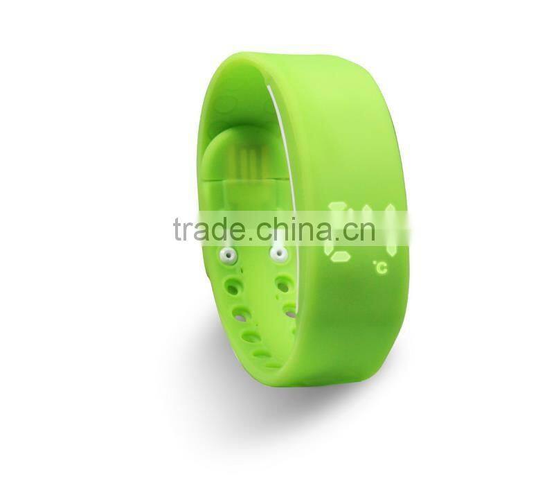 Silicone led cheap bracelet watches,3d smart bracelet