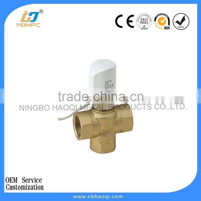 Brass water blending valve,thermoelectric valve for heating valve