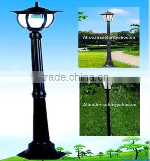 stainless steel&plastic solar garden lamp
