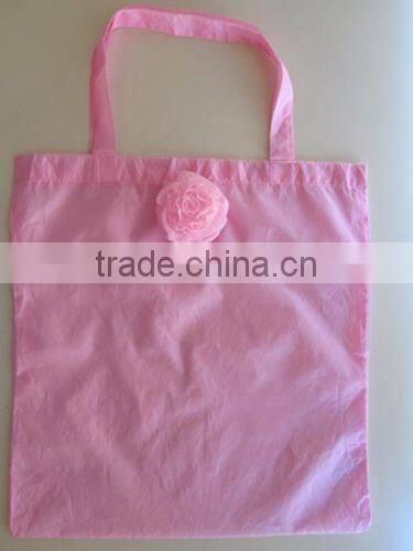 Rose Nylon Foldable Eco Storage Reusable Tote Housewife Shopping Bags