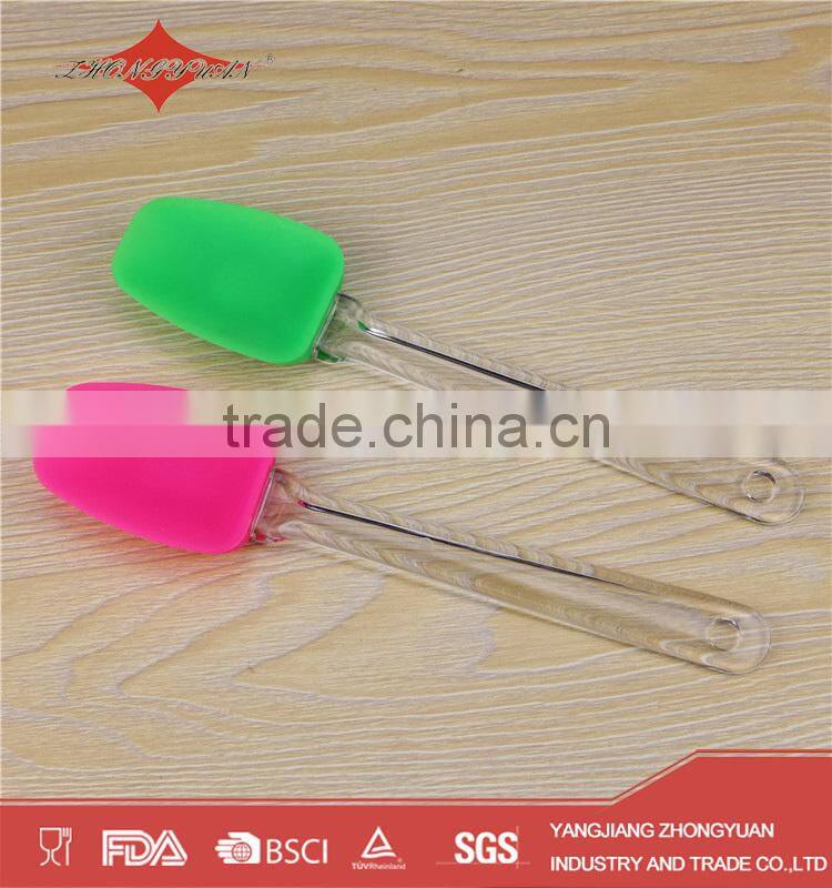 FDA approved silicone spatula with plastic handle