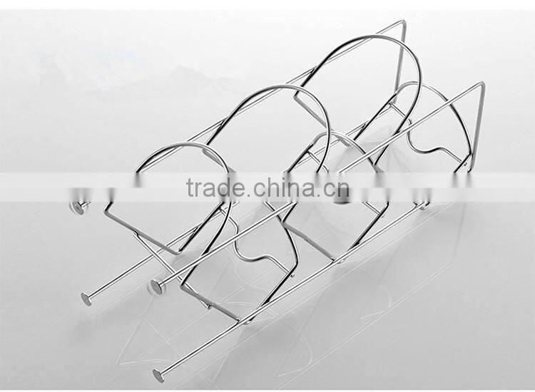 Cheap oem high end multi 304 stainless steel Wall Mounted storage holder rack as seen on tv