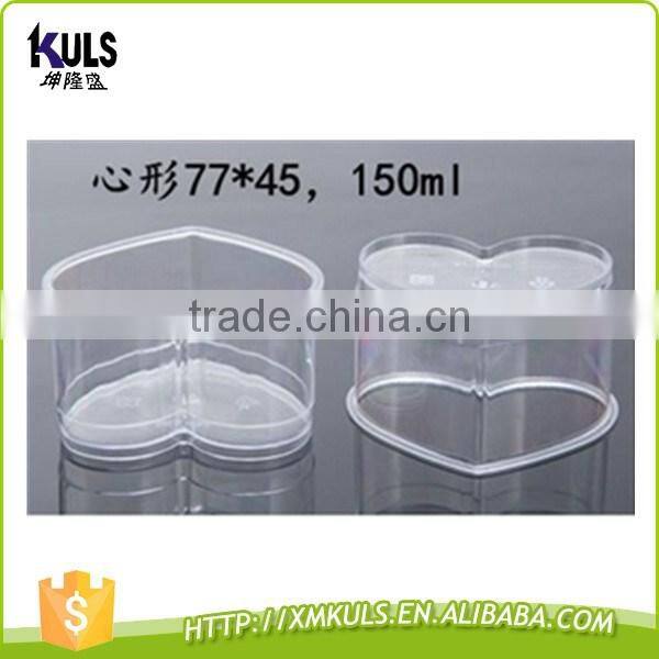 Food grade disposable dessert ice cream container plastic cup square round special shape dessert cups