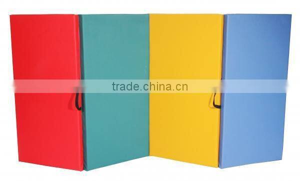New finished 4 fold gym mat / gymnastic mats for sale