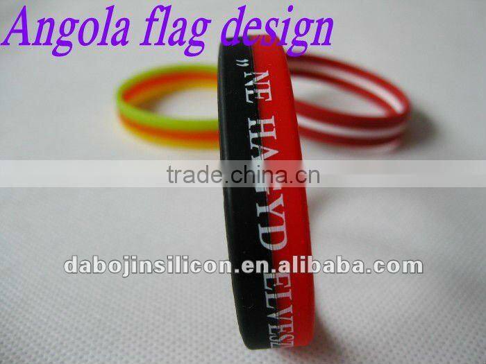 Poland flag silicone bracelet