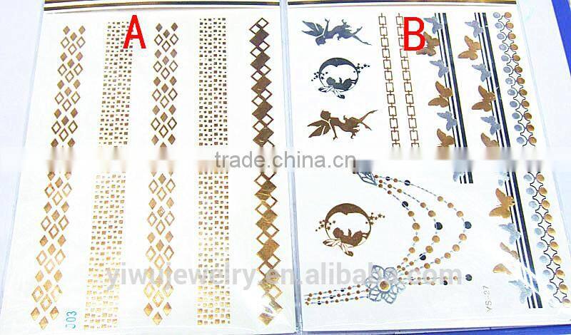 T001-012 Women Beauty And Personal Care Body Art Tattoo Sexy Body Temporary Tattoo Sticker