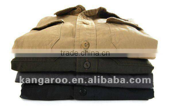 Men's poplin casual shirt