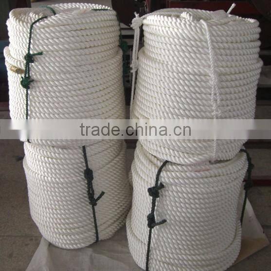 High Quality White Braided Nylon Rope with best price
