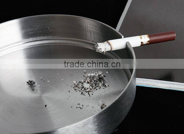 good quality stainless steel ashtray with laser llogo
