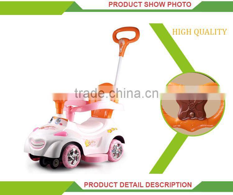 Hot selling wholesale music funny car toy baby trolley walker
