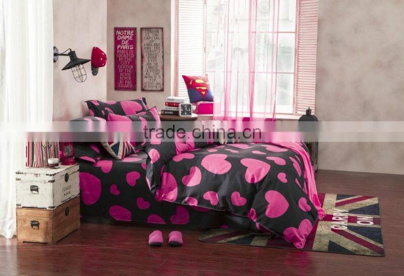 Cotton feeling Fashion Bedding Set Bed Sheet Duvet Cover Set Bed Linens XYSF