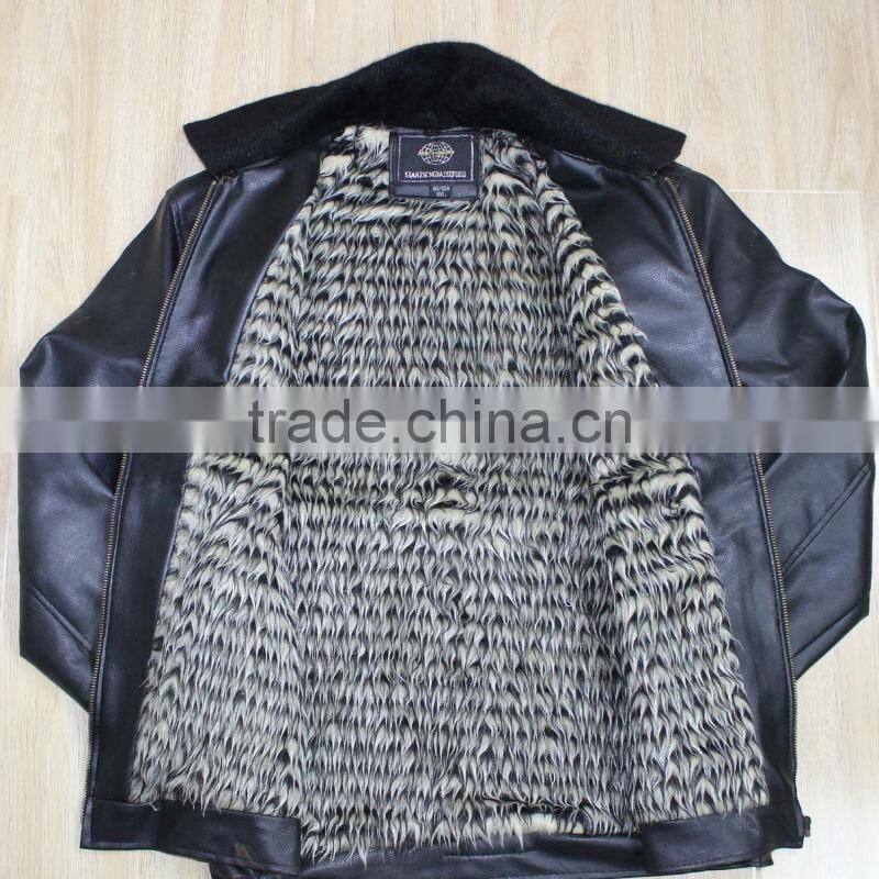 Cheap Mens Quilted Pu Leather Jackets