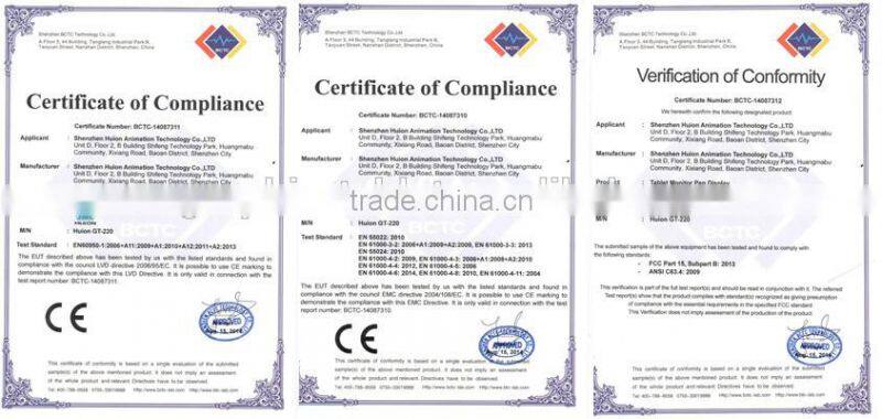 HUION high brightness aluminum frame led graphics tablet drawing tracing led light pad