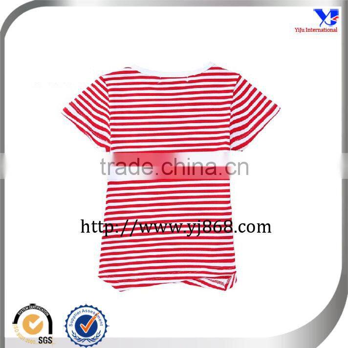 O-neck Custom-made children clothing wholesale