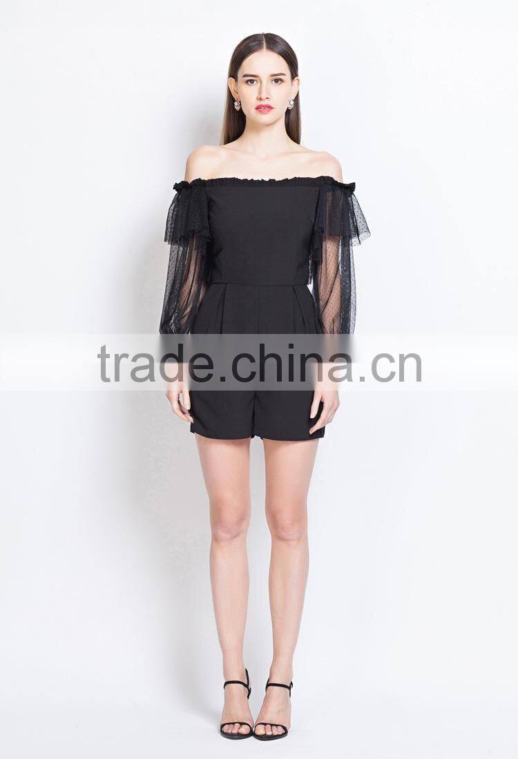 chiffon Halter mint and white Strappy Chevron Romper And jumpsuit shorts for women