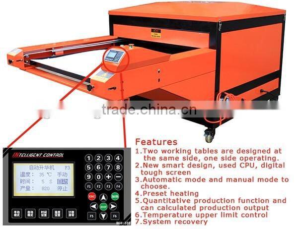 1000x160cm hot sales big size sublimation heat press printing machine for Tshirt