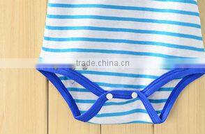 Baby wear Yarn Dyed stripe baby rompers