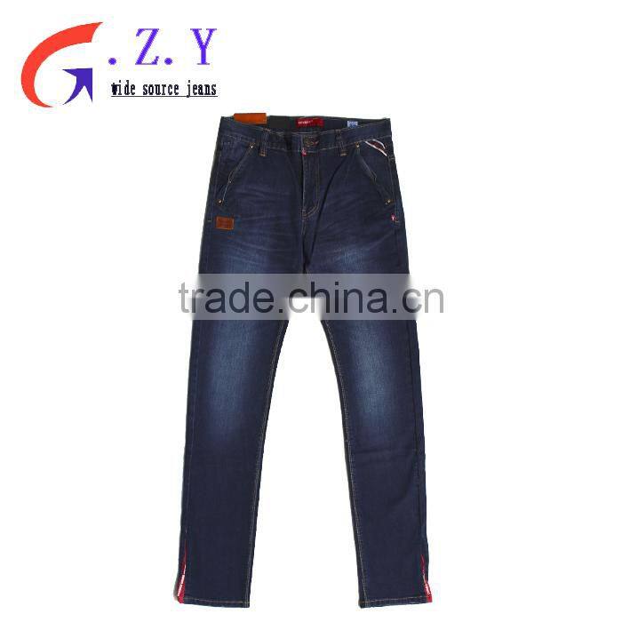 wholesale stocks in China latest fashion designer legging man jeans jeans with spandex