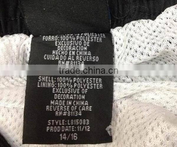 quick dry multi color polyester beach shorts stock