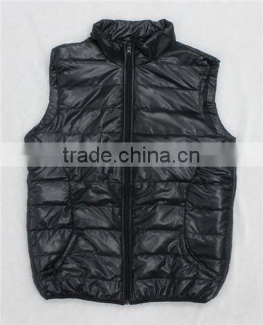 Hot Sale Fashion Blacket Padded Winter Sport Vest Jacket Men Waistcoat (MV130055)