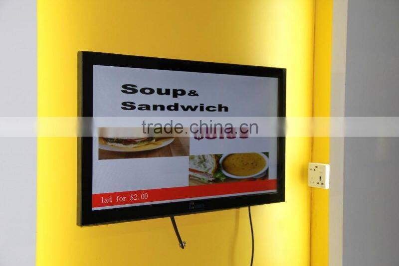 32inch vesa wall mount network lcd advertising player