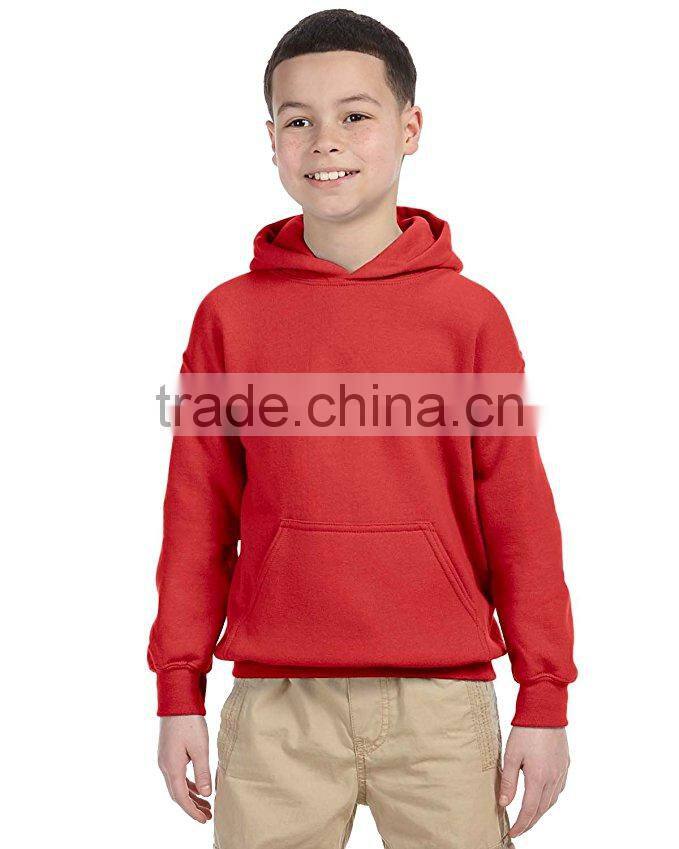 Boys Pullover Hoodies Anti Pilling Big Girls Blank Hoodie 1x1 Rib Knit Hooded Pocket Sweatshirt Wholesale Casual Sports Hoody