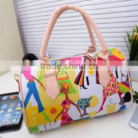 Style Trand Women's Faux Leather Pattern Print Bags Handbag Shoulder Bag SV001905#