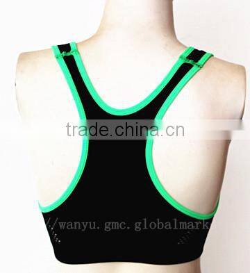 sport seamless girls hot sexy bra