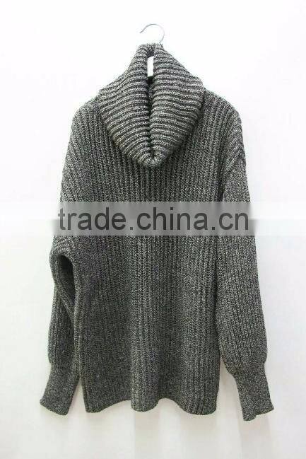 Runwaylover New Fashion 2017 Ladies Turtleneck Loose Knitted Sweaters