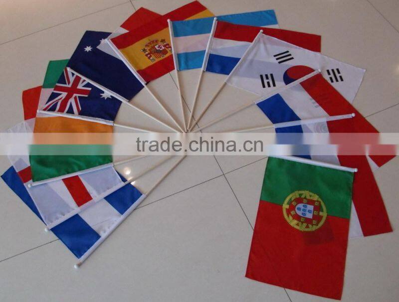 polyester sports hand flag