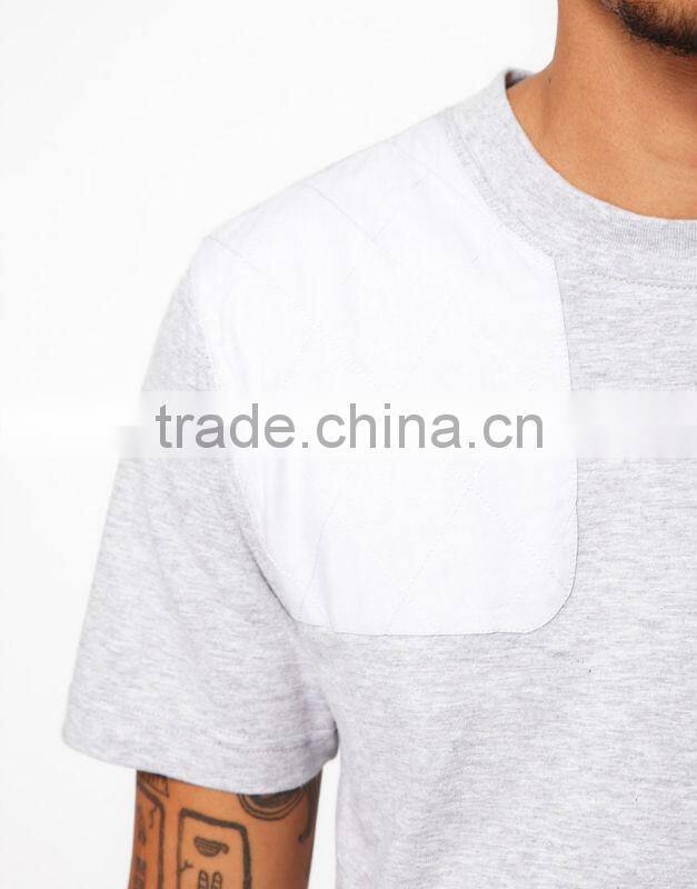 Shoulder Patch Tee Shirt