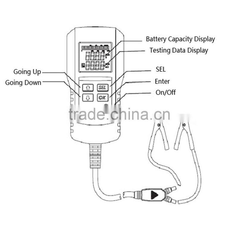 AE300 12v Digital Car Battery Capacity Analyzer