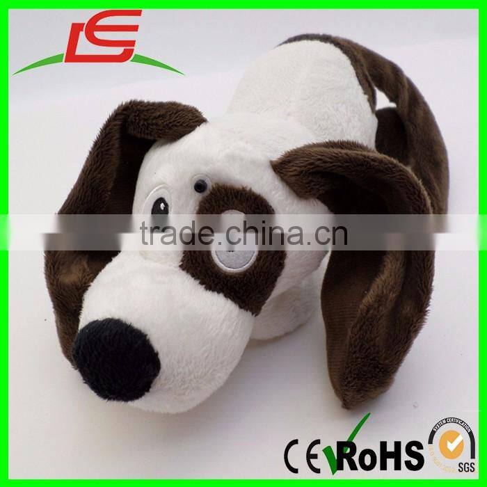 Wholesale Chuckle Laughing Spotted Activated Puppy Dog Plush Stuff