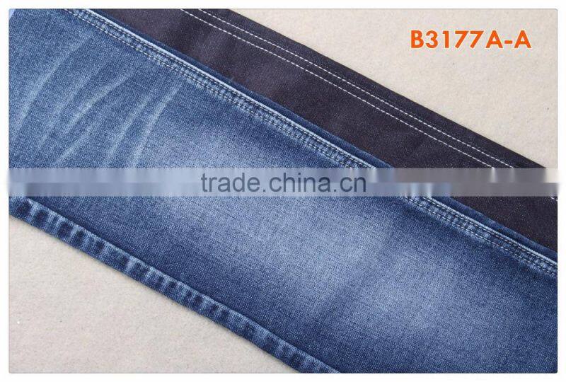 B3177A-A fake knitted denim stretch jeans fabric for brand apparels