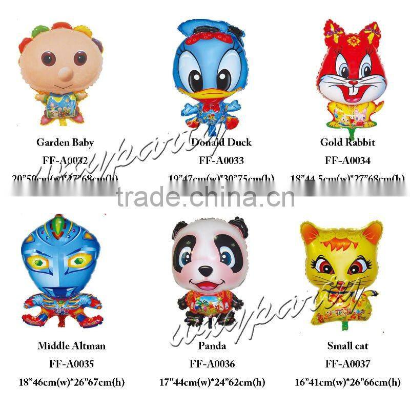 Fashion Cartoon Foil balloon / kids gift mylar helium balloon