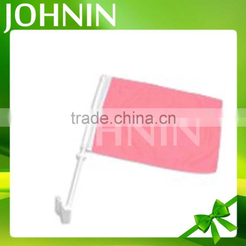 Wholesale polyester 30*45cm car flag with strong pole
