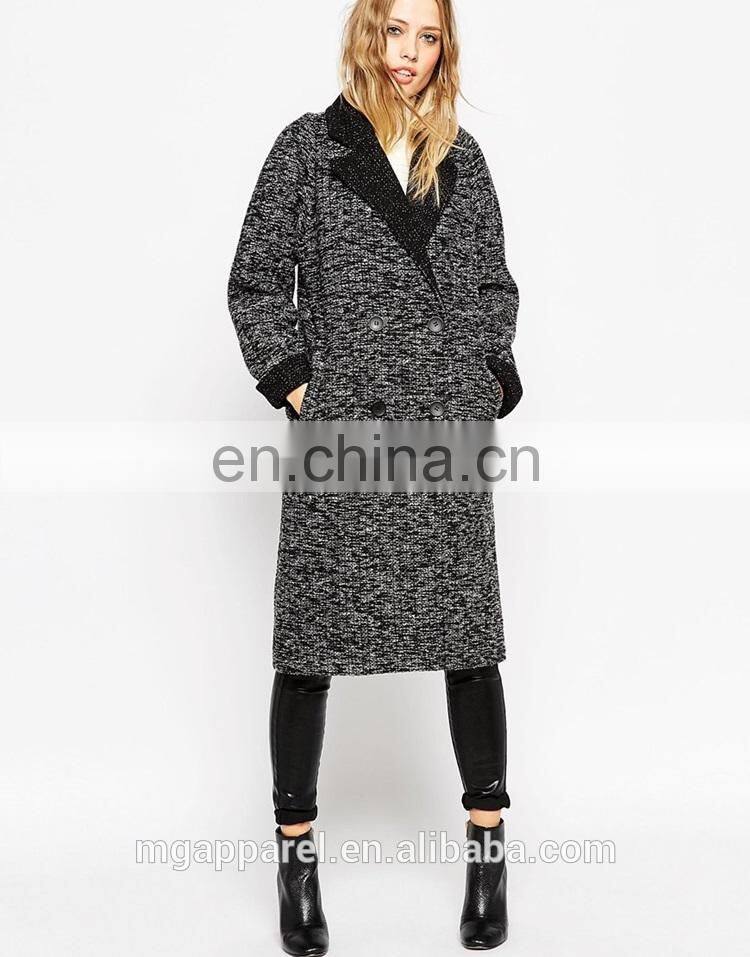 China clothing manufacturer wholesale fashion ladies long winter coats