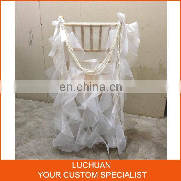 Wholesale Mullticolor Wedding Decoration Plastic Chair Cover